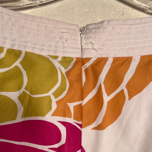 Jones New York Floral 6 Sleeveless Sheath Dress Pink/Orange/Green Y2K Retro - Picture 10 of 16